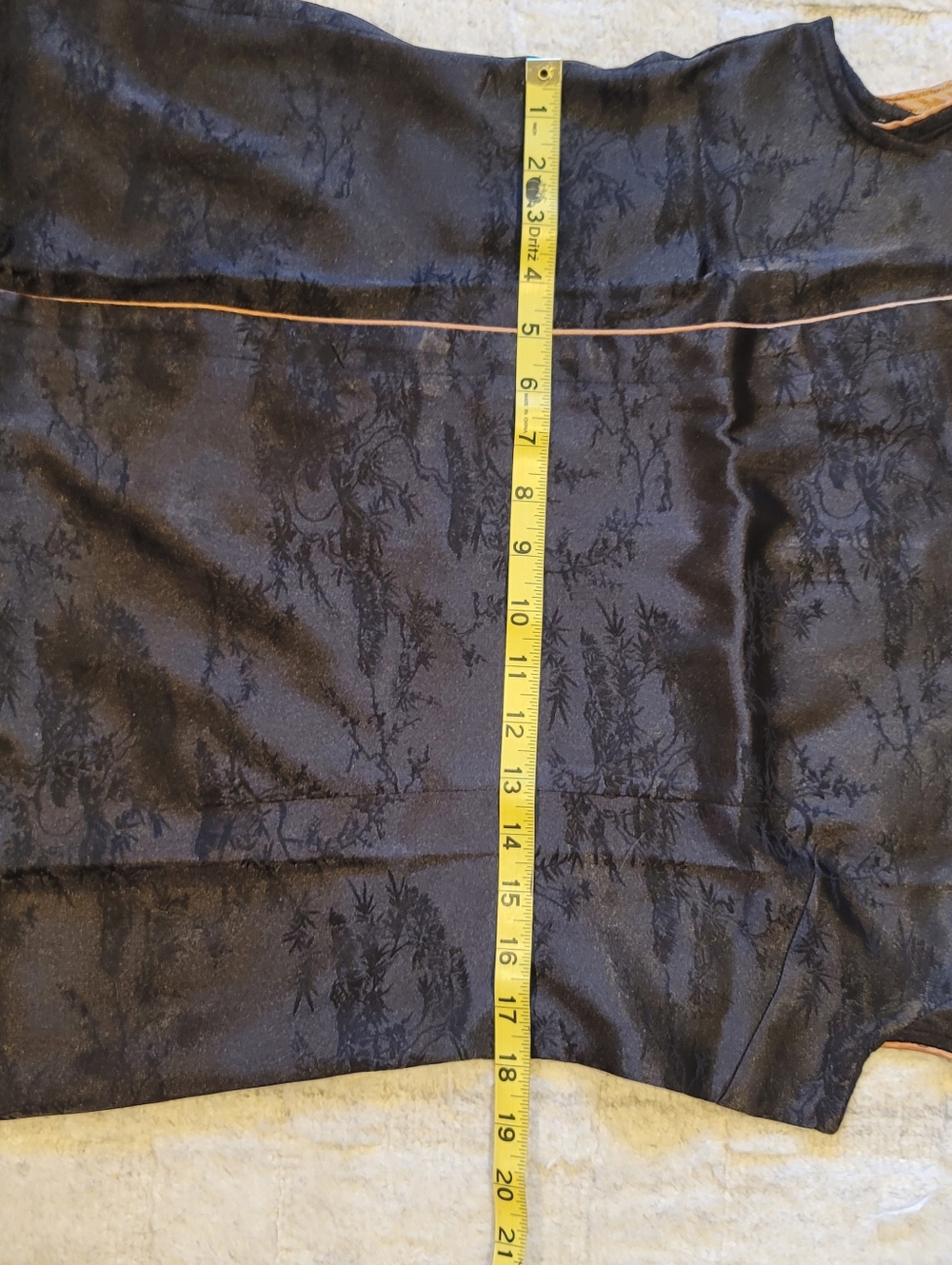 NWOT Faereisty Black Chinese Midi Dress Size XL - Picture 8 of 10
